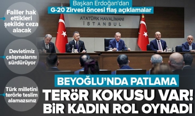 Taksim İstiklal Caddesi’nde patlama! Bombalı saldırıda 6 kişi hayatını kaybetti, 81 yaralı var