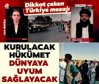 Taliban Sözcüsü Suhail Shaheen A Haber'e konuştu: Türkiye bizim için kardeş ülkedir, iyi ilişkiler kurmak istiyoruz