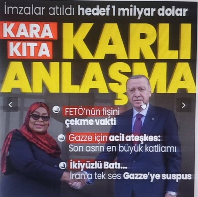 Tanzanya Cumhurbaşkanı ile basın toplantısında konuşan Başkan Erdoğan: Dönüm noktası olacak