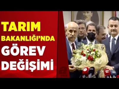 Tarım ve Orman Bakanlığı'nda devir teslim... Tarım ve Orman Bakanı Vahit Kirişci, görevi devraldı