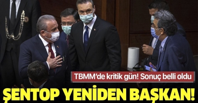 TBMM'de kritik gün! Yeni Meclis Başkanı Mustafa Şentop oldu.