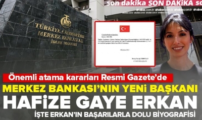 TCMB Başkanı Erkan, görevi Kavcıoğlu'ndan devraldı Paranın kalbi Erkan’a emanet 