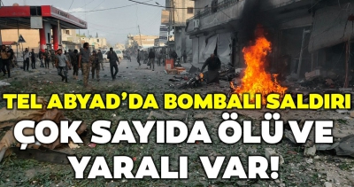 Tel Abyad'da pazar yerine bombalı saldırıda 13 sivil öldü.