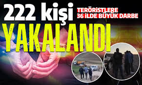 Bakan Yerlikaya duyurdu! 36 ilde PKK'ya 'Gürz' darbesi: 222 gözaltı