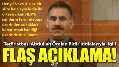 Teröristbaşı Abdullah Öcalan öldü mü? Bursa Cumhuriyet Başsavcılığı'ndan flaş açıklama