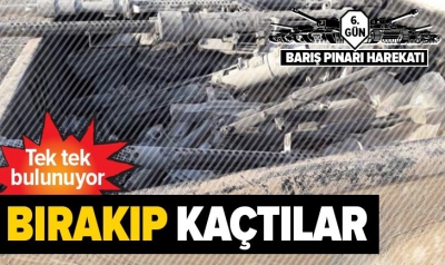 Teröristler, TIR'larla gelen milyonlarca liralık silahı bırakıp kaçtılar..