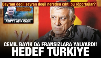 Teröritbaşı Cemil Bayık Fransız gazetesine yazdı! Türkiye'yi hedef aldı.
