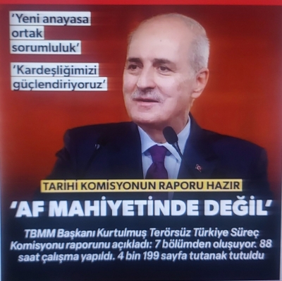 Terörsüz Türkiye raporu tamamlandı! Meclis Başkanı Kurtulmuş detayları açıkladı