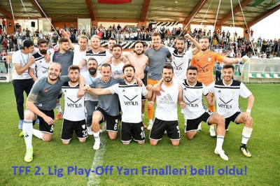 .TFF 2. Lig Play-Off Yarı Finalleri belli oldu! Manisa Büyükşehir Belediyespor,..