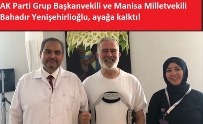 Trafik kazası geçiren Bahadır Yenişehirlioğlu, ilk kez ayağa kalktı!
