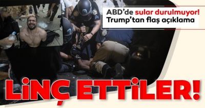 Trump ABD'deki şiddet olaylarından ANTIFA'yı sorumlu tuttu: Terör örgütü ilan edeceğiz.