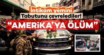 Trump'ın emriyle öldürülen Süleymani'nin cenazesinden ilk kareler! ABD detayı dikkat çekti.