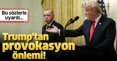 Trump'tan basın toplantısında provokasyon önlemi! Gazetecileri bu sözlerle uyardı