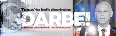 Tunus Cumhurbaşkanı Said meclisin tüm yetkilerini dondurdu.
