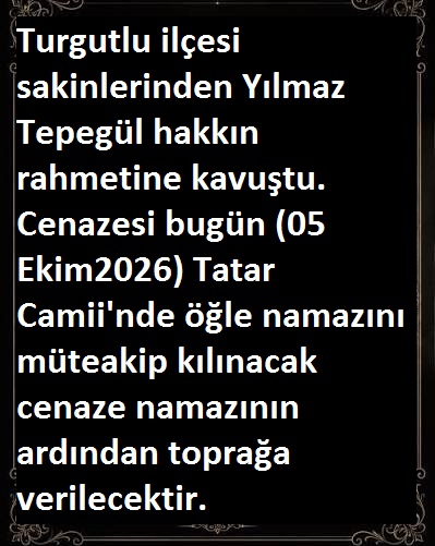 Turgutlu eski İlçe Milli Eğitim Müdürü Mehmet Ölmez'in, acı günü