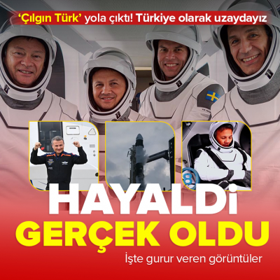 Türk astronot Alper Gezeravcı’nın uzay yolculuğu dünyayı böyle salladı