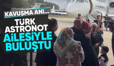 Türk astronot Alper Gezeravcı dünyaya döndü: Ailesiyle buluşma anı Türkiye'yi ağlattı!