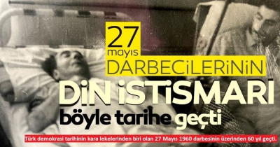 Türk demokrasi tarihinin kara lekelerinden biri olan 27 Mayıs 1960 darbesinin üzerinden 60 yıl geçti...