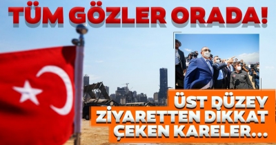 Türk heyetine Lübnan'da yoğun ilgi! Üst düzey ziyaretten dikkat çeken kareler.