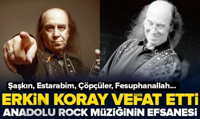 Türk Rock Müziğinin Efsanesi Erkin Koray Hayatını Kaybetti