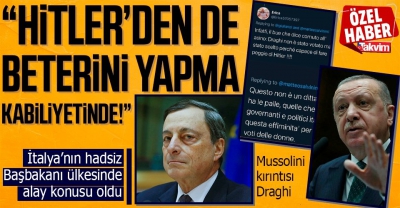 Türkiye, Başkan Erdoğan'ın yanında! Mussolini kırıntısı Draghi'ye tokat gibi cevap: #Erdoğanı Durduramazsınız