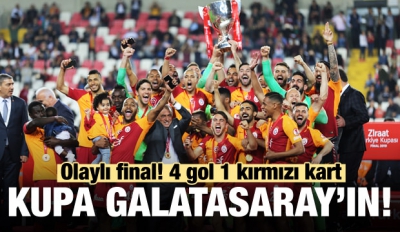 Türkiye Kupası'nda 23. kez final oynayan Galatasaray kupayı 18. kez müzesine götürdü.