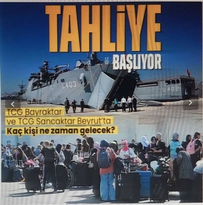 Türkiye Lübnan'dan sivillerin tahliyesine başladı! Beyrut'ta Mehmetçik fırtınası