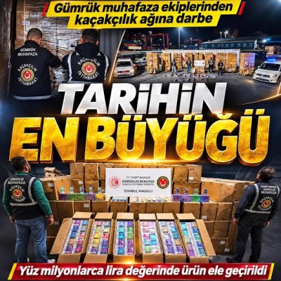Türkiye tarihinin en büyüğü! İstanbul’da kaçakçılara iki ayrı operasyon: 310,5 milyon TL değerinde elektronik sigara ele geçirildi
