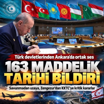 Türkiye TDT dönem başkanlığını devraldı! Başkan Erdoğan Berdimuhammedov, Caparov ve Erhürman ile görüştü