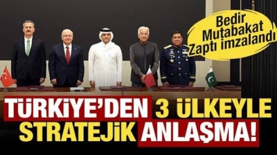 Türkiye ve 3 ülkeden Doha'da 'Bedir' mutabakatı: Anlaşma büyük bir askeri ve ekonomik önem taşıyor