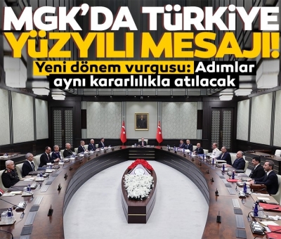 Türkiye Yüzyılı'nın ilk MGK'sı sonrası yazılı açıklama! Dikkat çeken terörle mücadele vurgusu