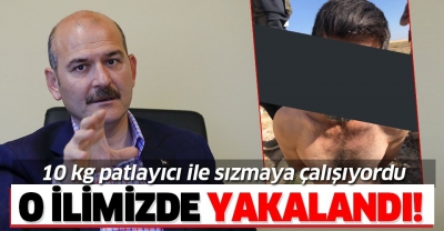 Son dakika: İçişleri Bakanı Süleyman Soylu duyurdu: Kanlı eylem planlayan terörist sınırda yakalandı....