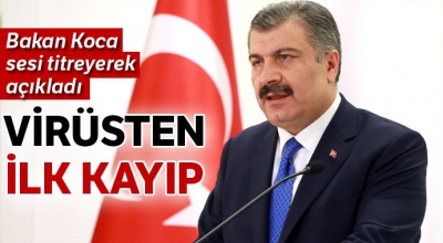 Türkiye'de koronavirüsten ilk ölüm: Hasta 89 yaşında, Sağlık Bakanı Koca açıklarken konuşmakta güçlük yaşadı.