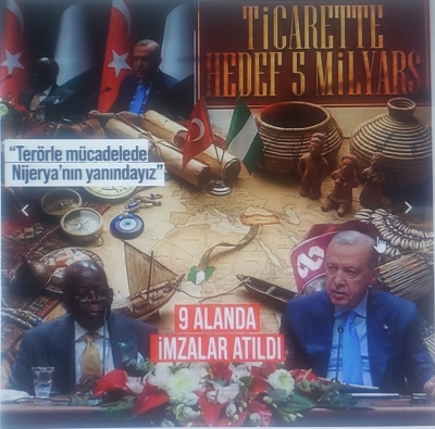  Türkiye–Nijerya hattında 9 alanda imzalar atıldı: Ticarette hedef 5 milyar dolar
