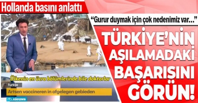 Türkiye'nin aşılamadaki başarısı Hollanda basınında! Bakan Koca paylaştı: Bu ülkeyle gurur duymak için çok nedenimiz var