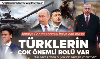 Türkiye'nin çok önemli bir rolü var! İtalya'dan Rusya - Ukrayna görüşmeleri için flaş açıklama
