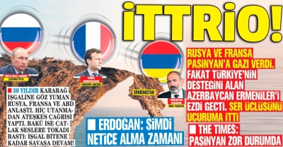 Türkiye'nin desteğini alan Azerbaycan, Rusya ve Fransa'nın gazına gelen Ermenistan'ı ezdi geçti!