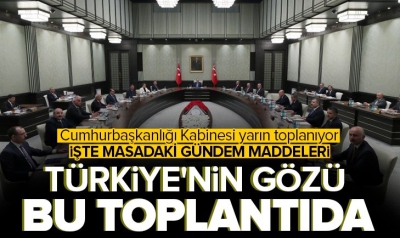Türkiye'nin gözü Beştepe'de! Cumhurbaşkanlığı Kabinesi yarın Başkan Erdoğan liderliğinde toplanıyor