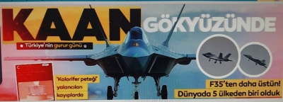Türkiye'nin milli muharip uçağı KAAN gökyüzünde! İlk uçuşunu Ankara semalarında başarıyla tamamladı... 