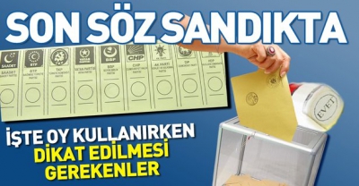 Türkiye sandık başında! 57 milyon seçmen tercihini yapıyor..