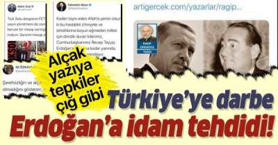 CHP'li Özgür Özel ve Kaftancıoğlu'nun ardından şimdi de Evrensel Gazetesi yazarı Ragıp Zarakolu, Başkan Erdoğan’ı hedef aldı!