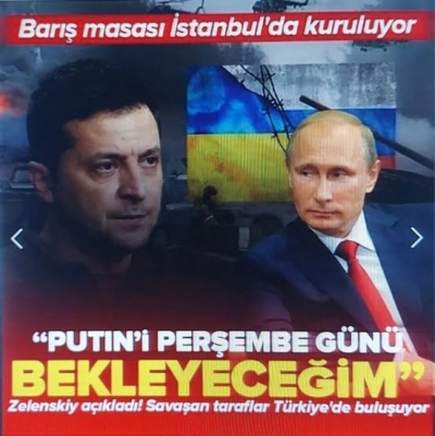 Ukrayna Devlet Başkanı Zelenski, Rusya lideri Putin'in İstanbul çağrısını kabul ederek 