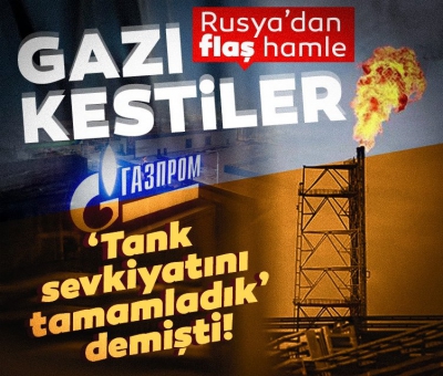 'Ukrayna'ya tank sevkiyatını tamamladık' demişti! Rusya'dan flaş hamle: Gazı kestiler