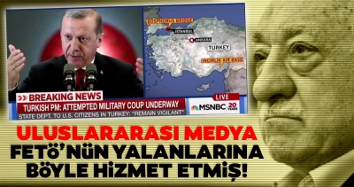Uluslararası medya, FETÖ’nün yalanlarına hizmet etmiş! İkinci darbe bildirimi FOX TV’de okutulmak istendi.