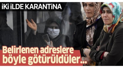 Umreden gelen Türk vatandaşları Ankara'da karantinaya alındı: Boşaltılan öğrenci yurtlarına yerleştirildiler.