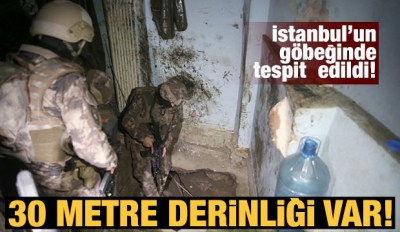 Uyuşturucu operasyonu! İstanbul'un göbeğinde bulundu! 30 metrelik tünel! İki girişi var....