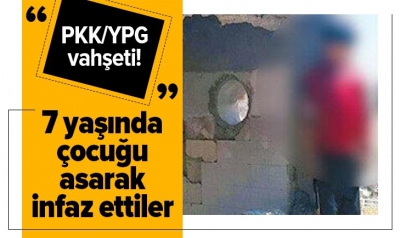 Vahşet: PKK/YPG'li hainler çocukları acımasızca infaz etmeye başladı.