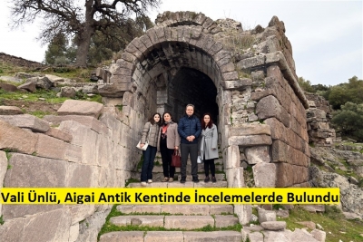 Vali Ünlü, Aigai Antik Kentinde İncelemelerde Bulundu
