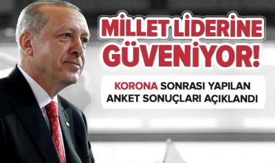 Vatandaşlardan Başkan Erdoğan'ın koronavirüs ile mücadelesine tam not! Son anket sonucu açıklandı..