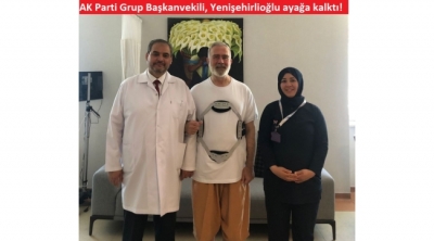 Ve Bahadır Yenişehirlioğlu ayağa kalktı: Allah’a çok şükrediyorum, Manisa Teşkilatından geçmiş olsun ziyareti  